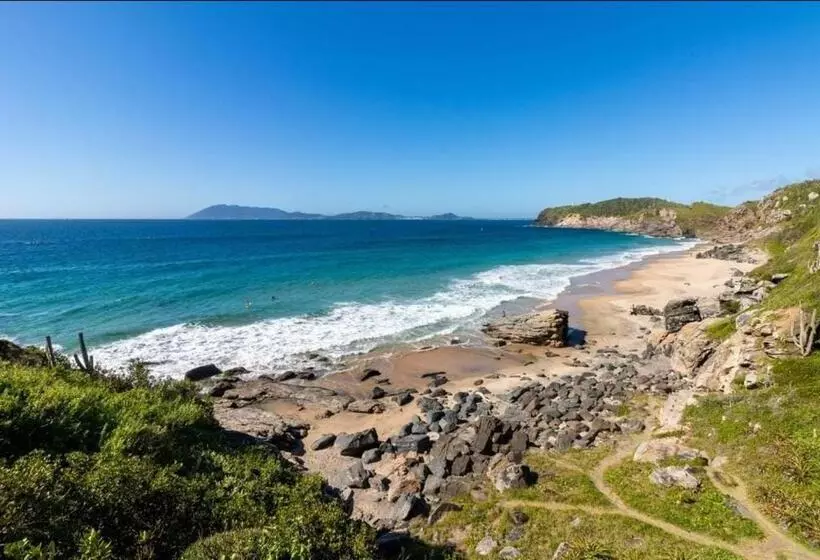 Retkeilymaja Pousada Paraíso Das Conchas Na Praia Do Peró Cabo Frio Rj