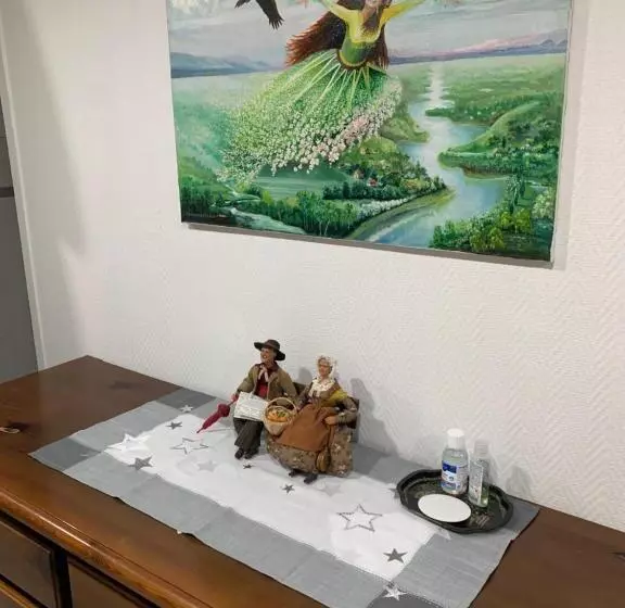 Aamiaismajoitus (B&B) Chambre Rustique Avec Double Lit Et Sa Salle De Bain Privée