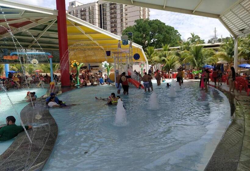 בית מלון כפרי Spazzio Diroma Acqua E Splash Caldas Novas, Gratis Park