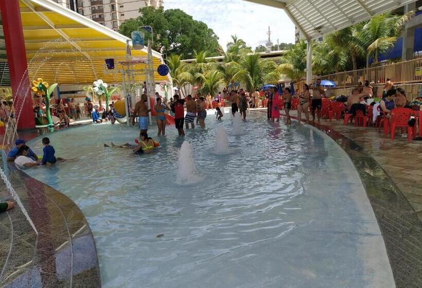 בית מלון כפרי Spazzio Diroma Acqua E Splash Caldas Novas, Gratis Park