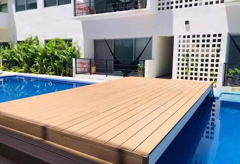 ホテル Papaya Condo Acapulco Diamante  Solo Adultos