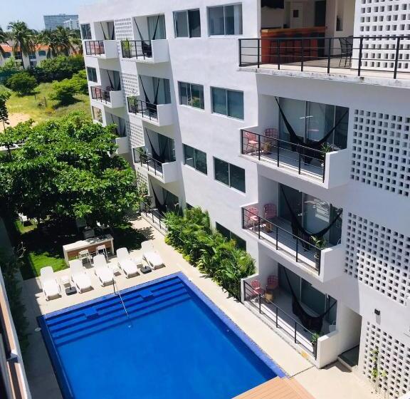 בית מלון כפרי Papaya Condo Acapulco Diamante  Solo Adultos