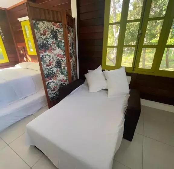 ペンション Chalés Mata Da Praia Corumbau