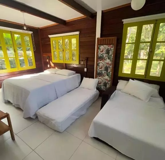 ペンション Chalés Mata Da Praia Corumbau