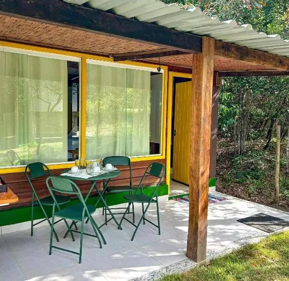 ペンション Chalés Mata Da Praia Corumbau