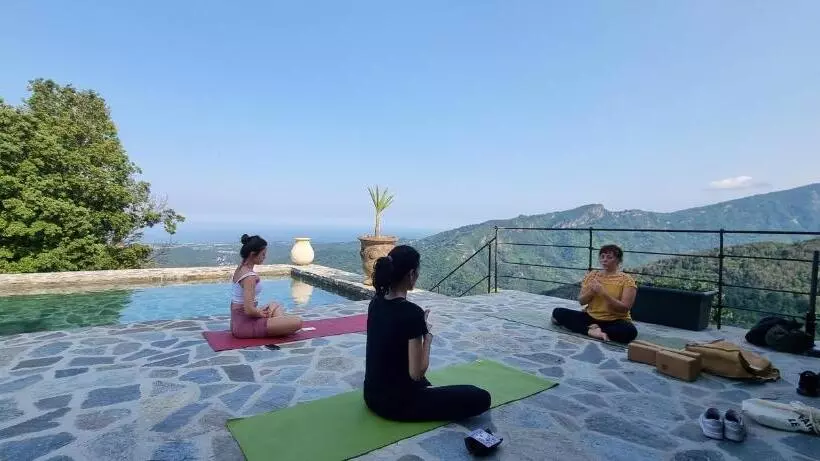 ベッドアンドブレックファースト Domaine Colonna Santini ,chambre D Hôtes Piscine, Sauna, Spa