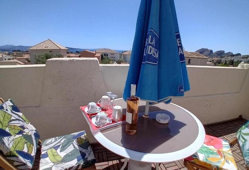 تختخواب و صبحانه Charmante Chambre Avec Vue Mer