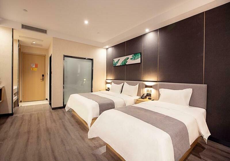 בית מלון כפרי Up And In Henan Zhengzhou Erqi District Hanghai West Road Qiliyan Subway Station