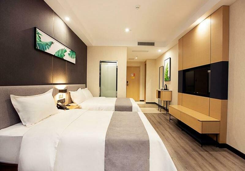 בית מלון כפרי Up And In Henan Zhengzhou Erqi District Hanghai West Road Qiliyan Subway Station