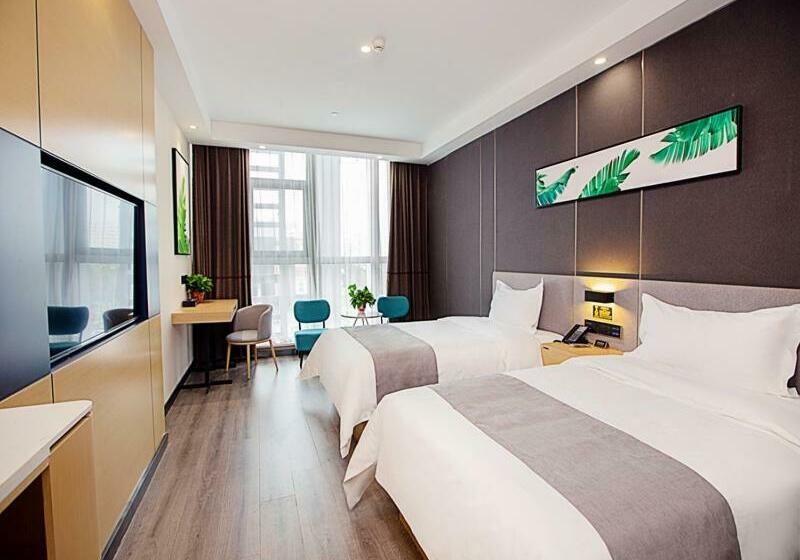 בית מלון כפרי Up And In Henan Zhengzhou Erqi District Hanghai West Road Qiliyan Subway Station