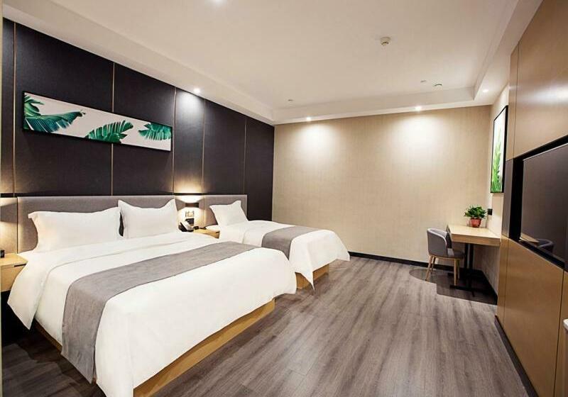 בית מלון כפרי Up And In Henan Zhengzhou Erqi District Hanghai West Road Qiliyan Subway Station