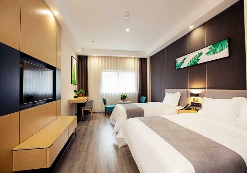 בית מלון כפרי Up And In Henan Zhengzhou Erqi District Hanghai West Road Qiliyan Subway Station