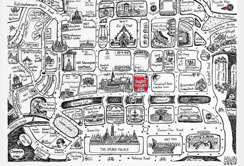 هاستل Bangkok Bed And Bike