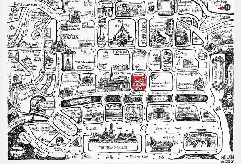 هاستل Bangkok Bed And Bike