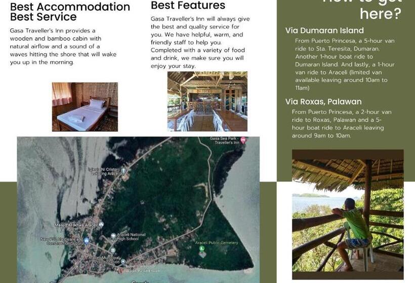 بنسيون Gasa Sea Park   Traveller S Inn