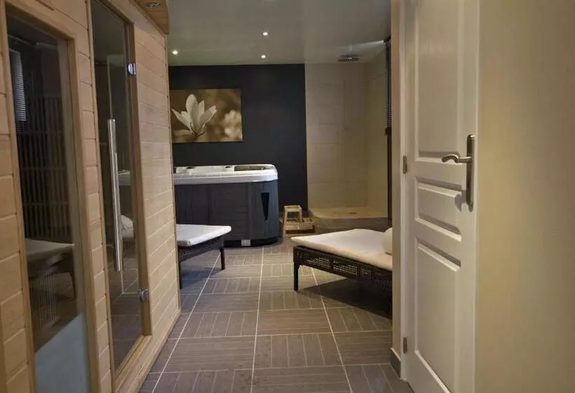 호텔 Hôtel Spa Piscine Le Petit Castel Beuzeville Honfleur