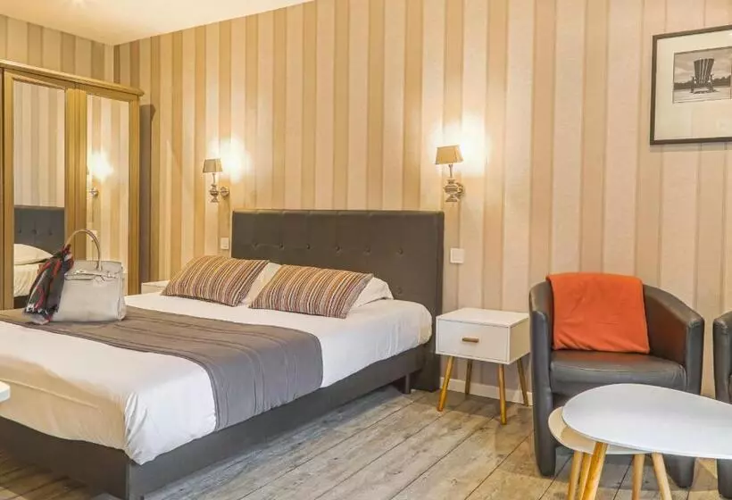 호텔 Hôtel Spa Piscine Le Petit Castel Beuzeville Honfleur