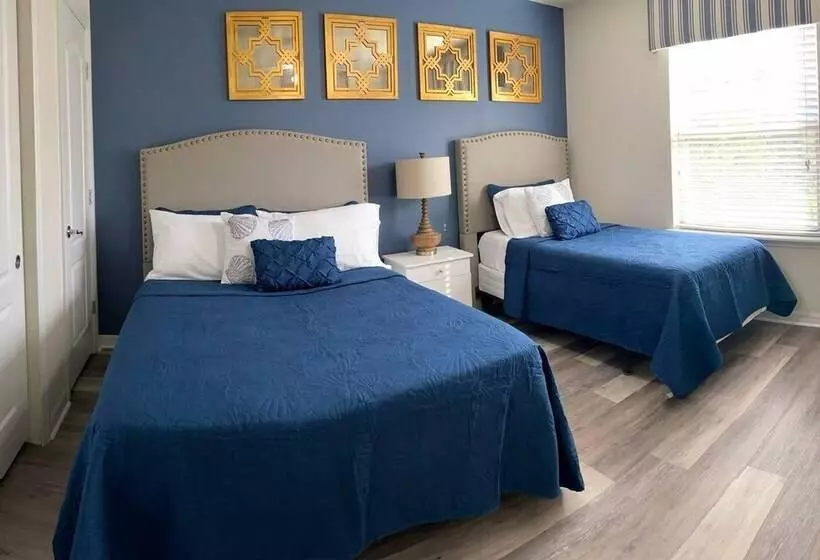 レジデンス Beautiful 8 Bedroom Villa Near Disney With Pool