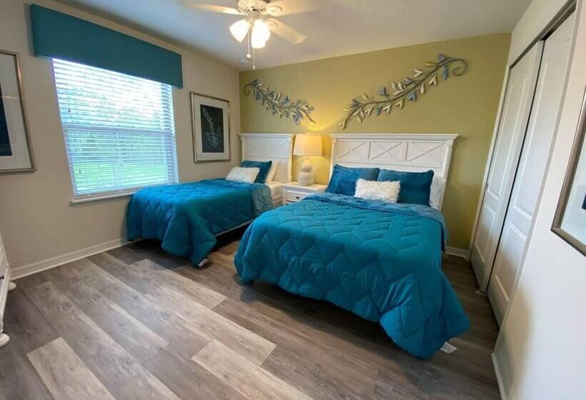 إقامة Beautiful 8 Bedroom Villa Near Disney With Pool