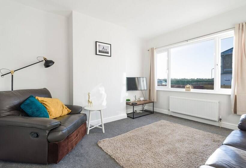 레지던스 Allan House 2 Bedroom, Newbiggin By The Sea