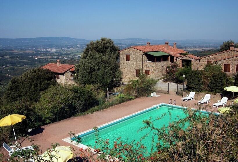Scenic Farmhouse In Paciano With Shared Pool