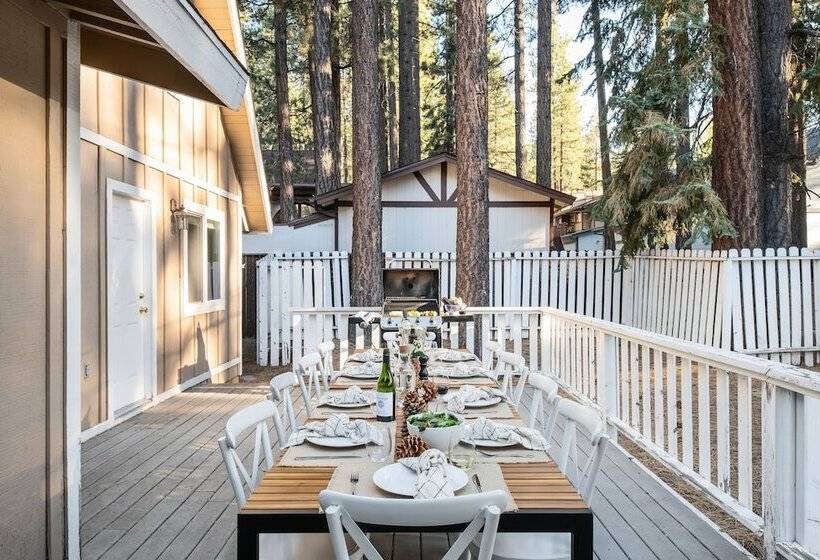 Hartwood By Avantstay Cozy Big Bear Abode W/ Spacious Deck & Stone Fireplace