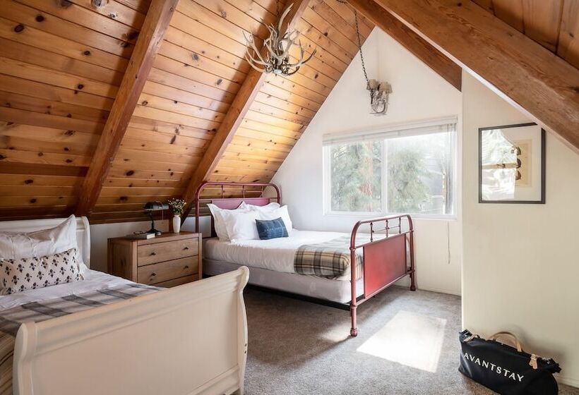 Hartwood By Avantstay Cozy Big Bear Abode W/ Spacious Deck & Stone Fireplace