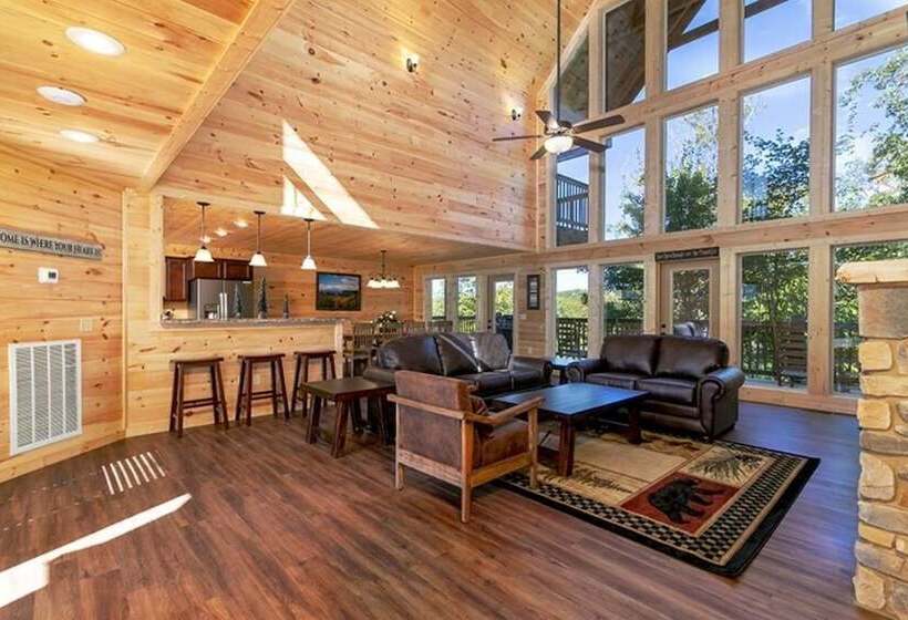 Donwell Manor 4 Bedrooms, 4 Baths, Sleeps 16 4 Cabin By Redawning