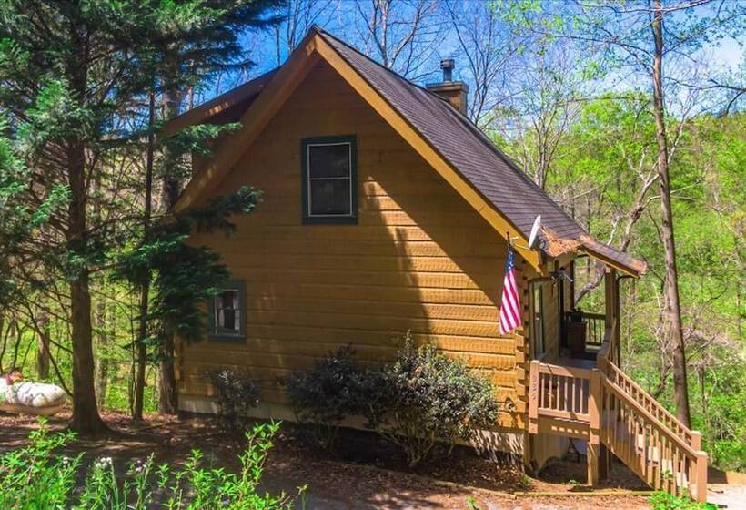 Alessandras Beautiful Rustic Chic Riverfront Cabin Fireplace Pet Friendly