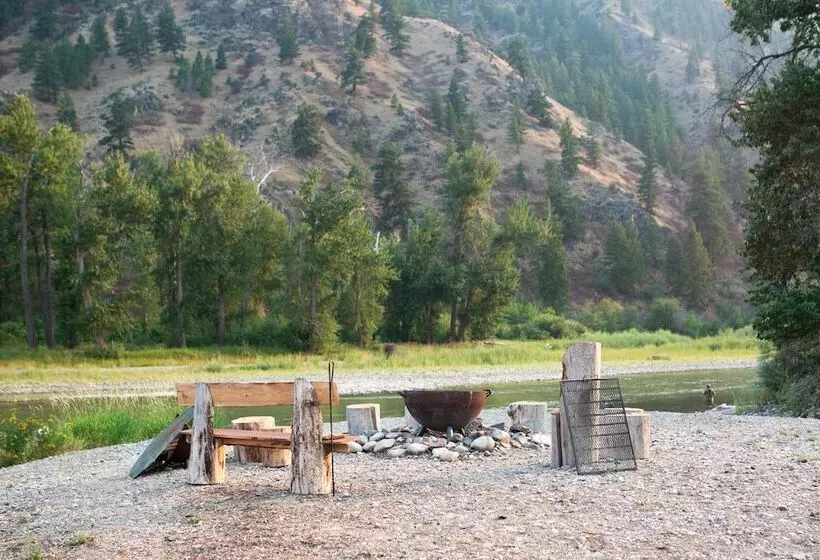 モーテル River S Fork Lodge