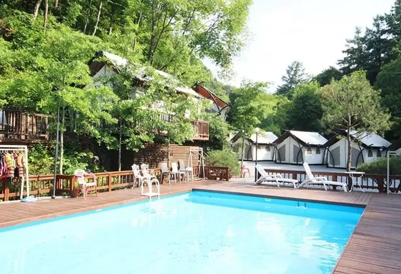 ペンション Hongcheon Coco Vivaldi Glamping Caravan