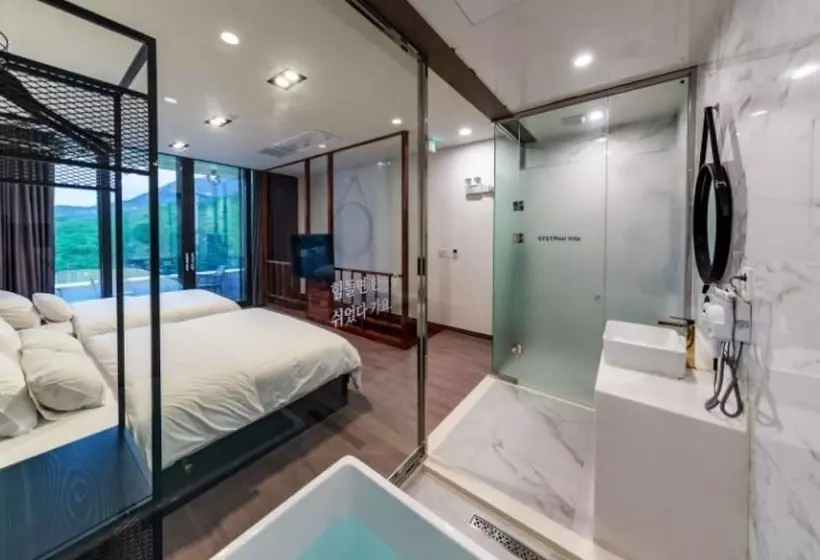 ペンション Hapcheon Ylang Ylang Pool Villa