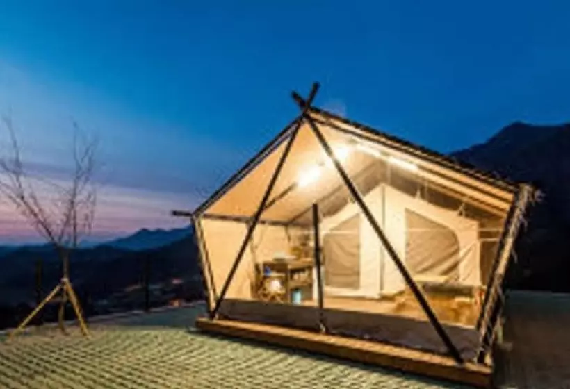 ペンション Muju Ppalgang Chima Resort Glamping