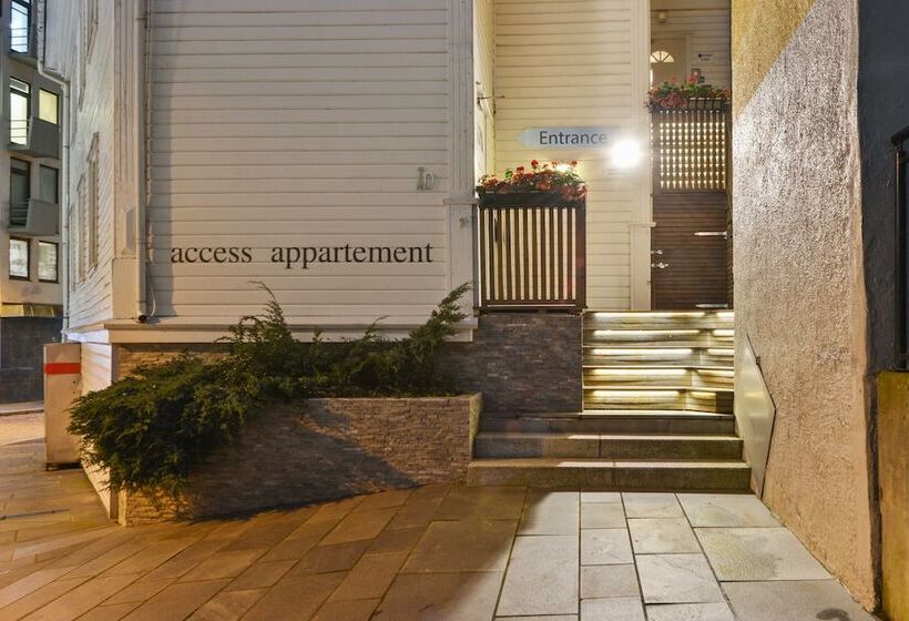 בית מלון כפרי Bjørvika Apartments   Fiskepiren