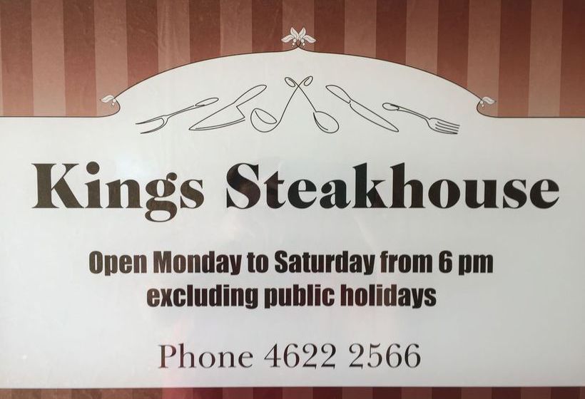 فندق على الطريق Kings Motor Inn & Steakhouse