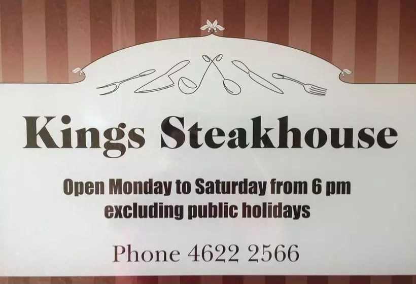 モーテル Kings Motor Inn & Steakhouse