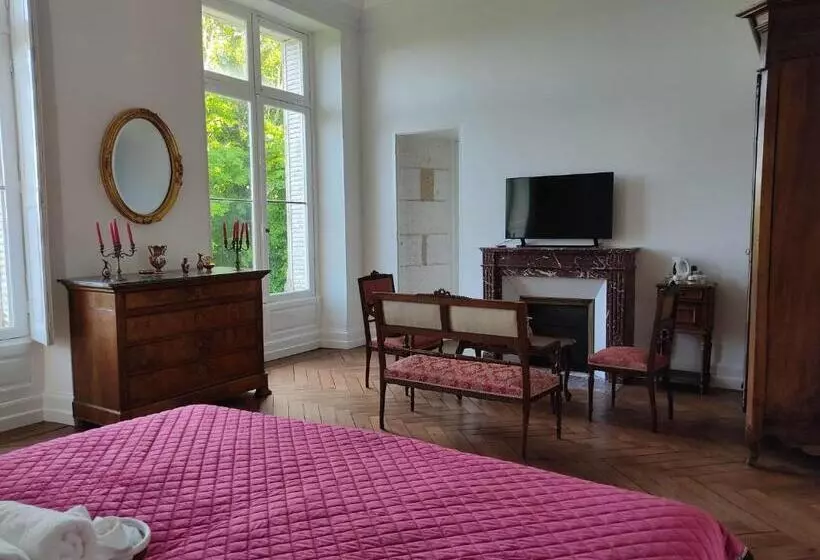 ペンション Chambres D Hôtes Au Château De Puycharnaud