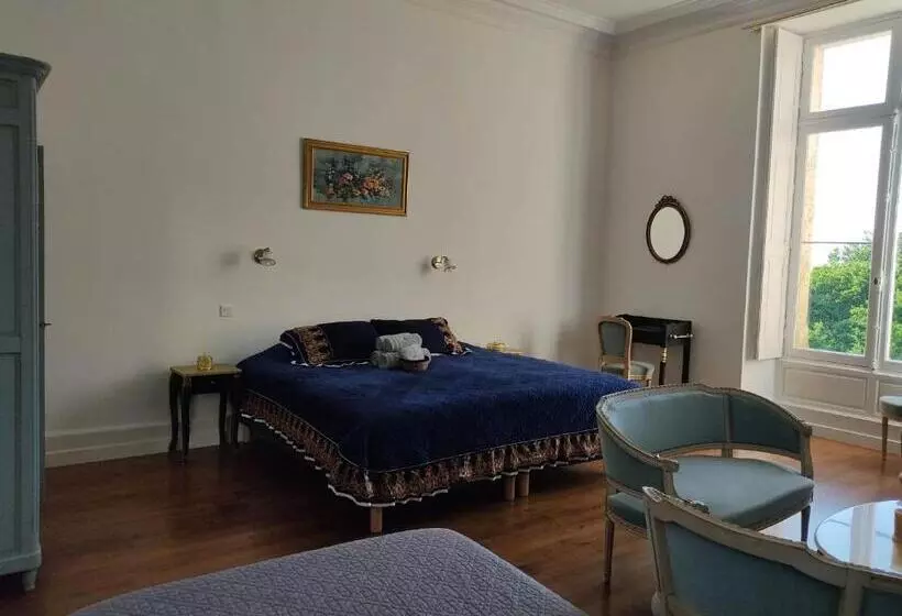 ペンション Chambres D Hôtes Au Château De Puycharnaud