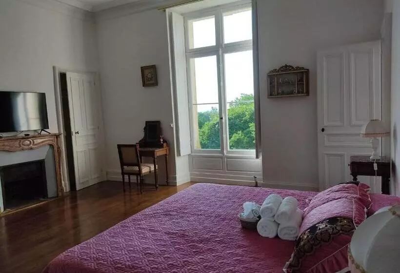 ペンション Chambres D Hôtes Au Château De Puycharnaud