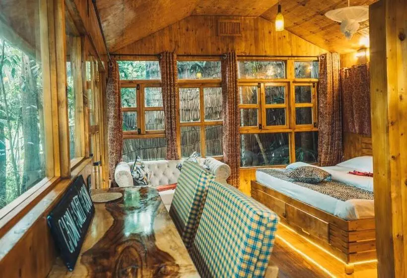 ホテル River Off Grid Eco Cabins