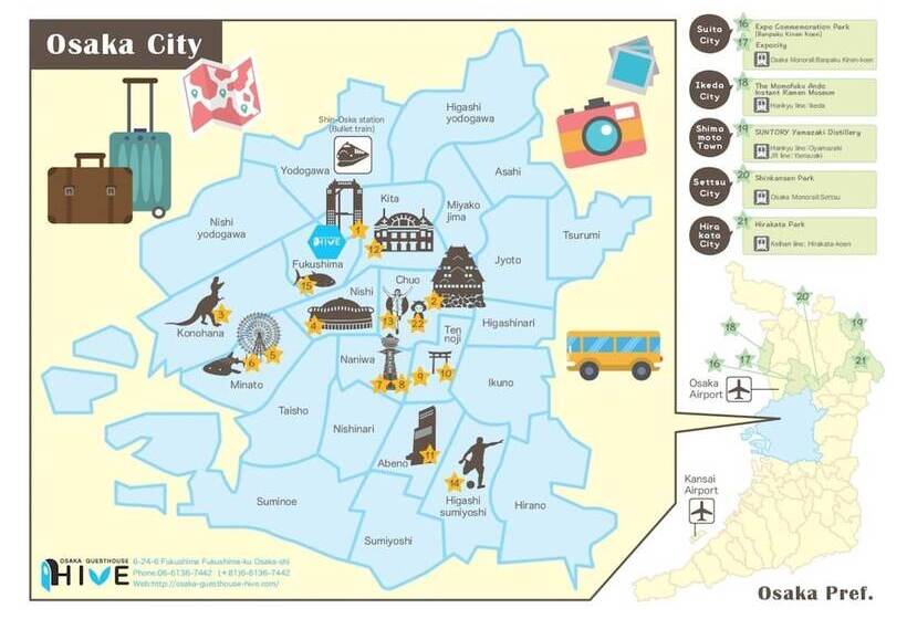 Osaka Guesthouse Hive   Hostel