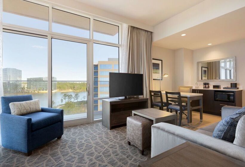 호텔 Embassy Suites By Hilton The Woodlands At Hughes Landing