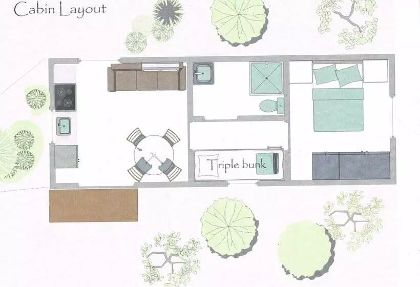 Отель Glamping At Zeehan Bush Camp