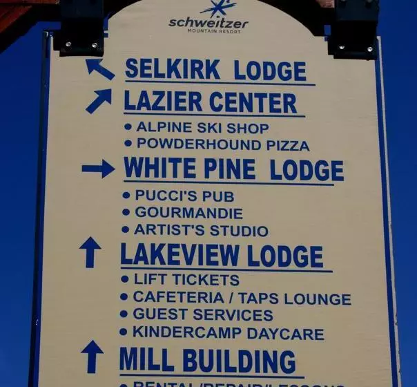 Отель Schweitzer Mountain Resort White Pine Lodge