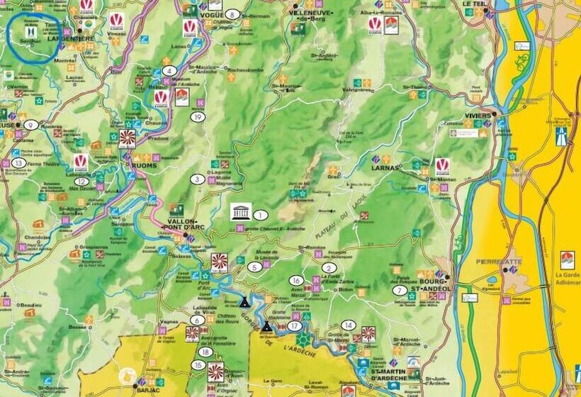 בית מלון כפרי La Bastide De Sanilhac