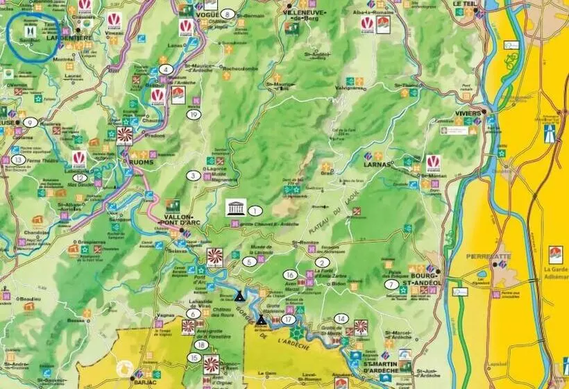 ホテル La Bastide De Sanilhac