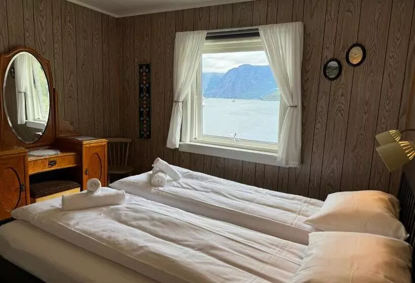 ユースホステル Svingen Guesthouse Panoramic Fjord Views In Flåm