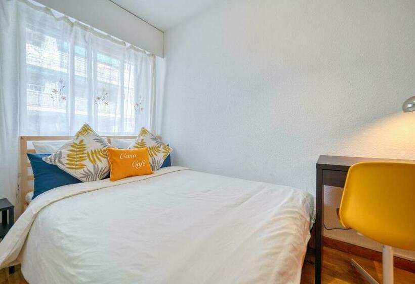 호스텔 B Casacafé Madrid Pozuelo 2 Baño Fuera De La Habitacion O Compartido