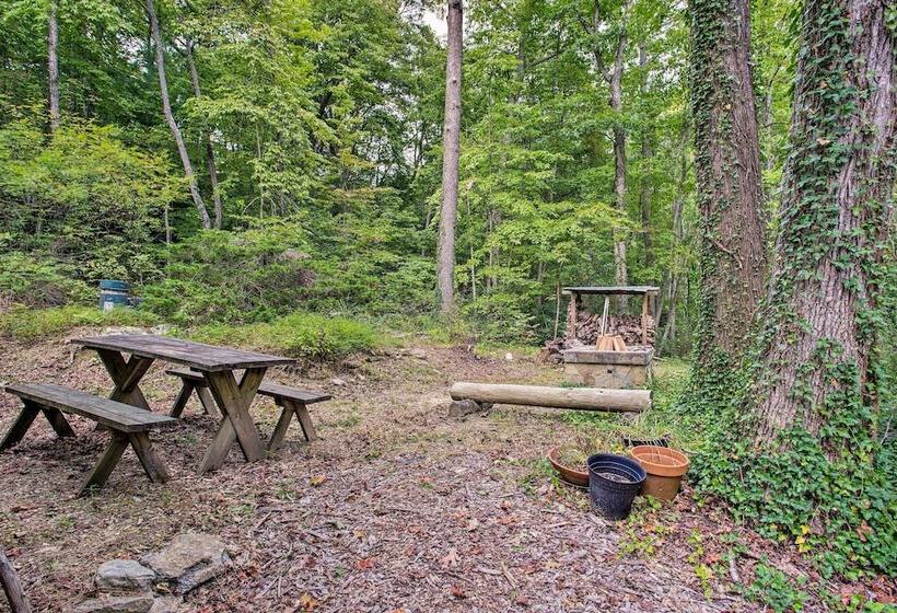 Asheville Area Cabin W/ Fire Pit & Forest Views