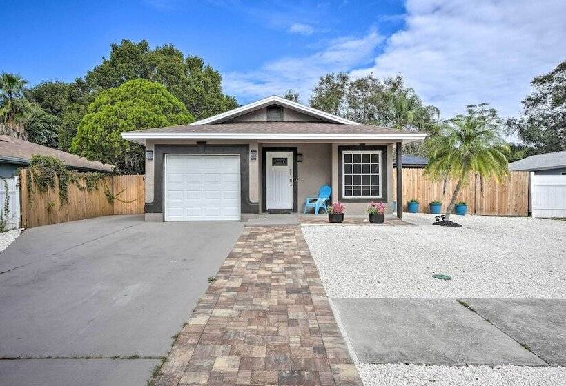 Beachy Palm Harbor Escape: Swim Spa Pool & Gazebo